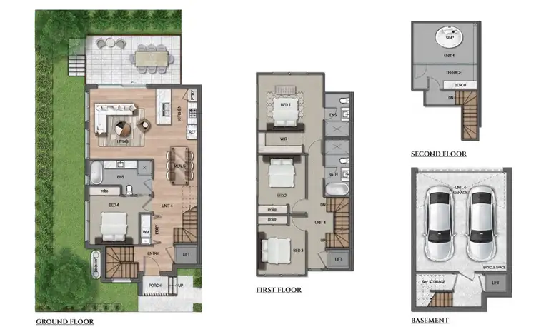 Floorplan of Homely townhouse listing, Address available on request