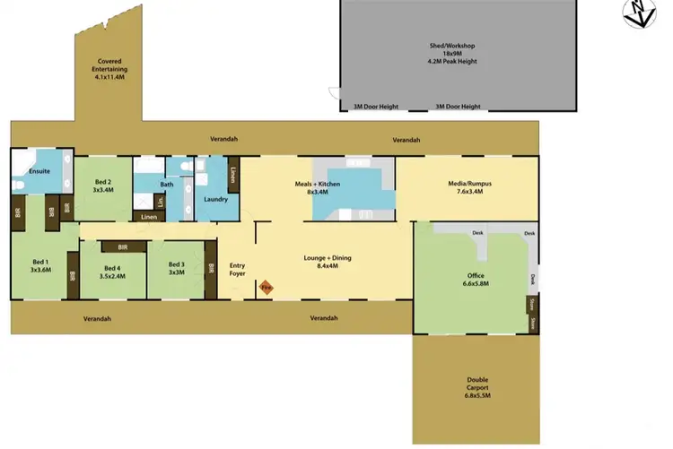 Floorplan of Homely house listing, 66 Wells Street, Pitt Town NSW 2756