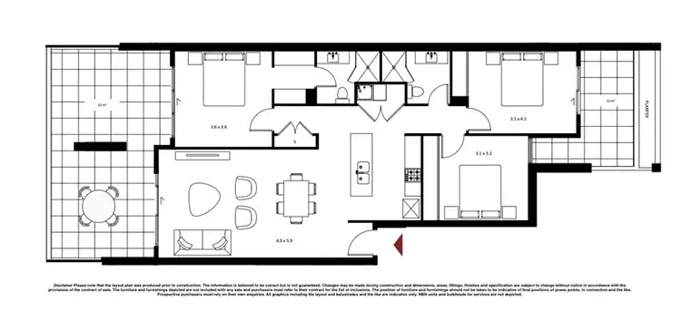 Floorplan of Homely apartment listing, Address available on request