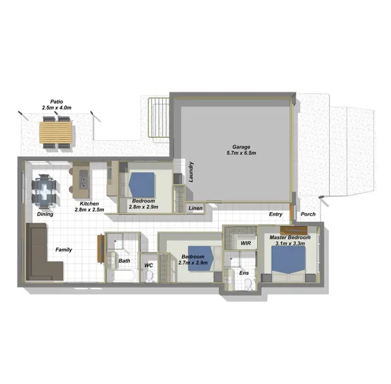 Floorplan of Homely house listing, Address available on request