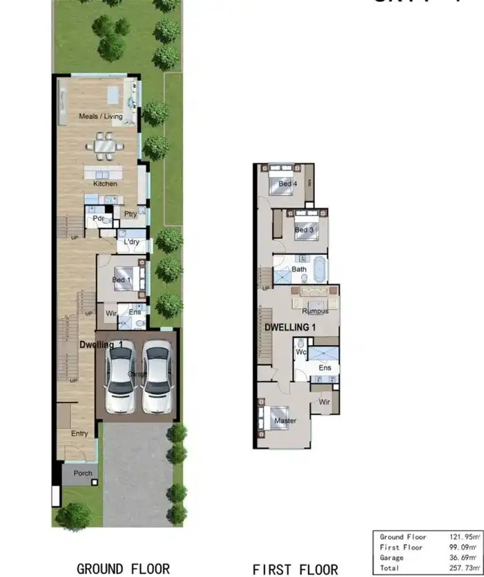 Floorplan of Homely townhouse listing, Address available on request