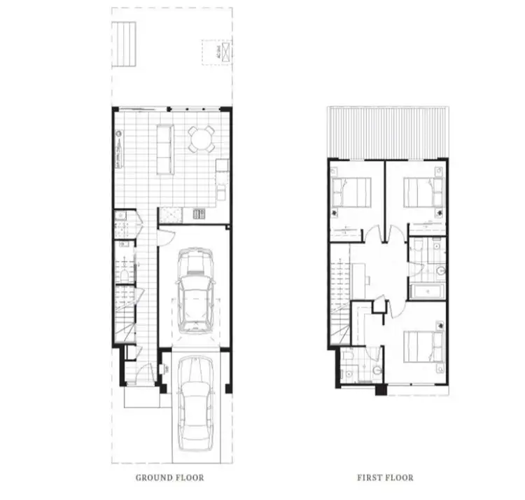 Floorplan of Homely townhouse listing, Lot 3057 Cole Street, Braybrook VIC 3019