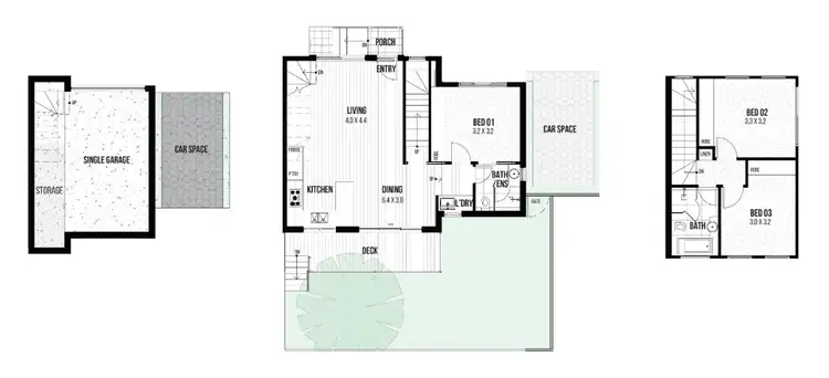 Floorplan of Homely townhouse listing, Address available on request