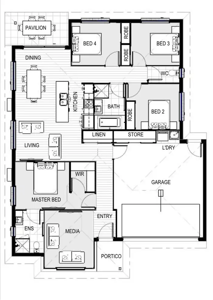 Floorplan of Homely house listing, Address available on request