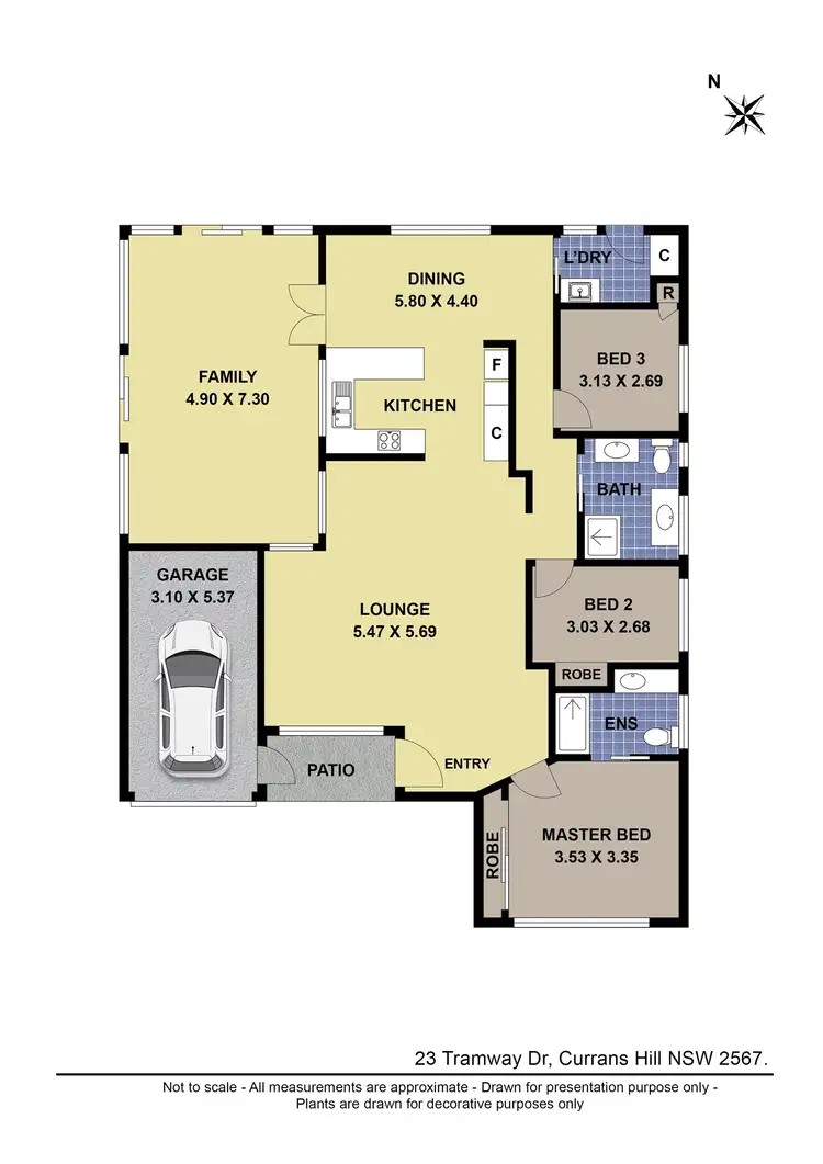 Floorplan of Homely house listing, 23 Tramway Drive, Currans Hill NSW 2567