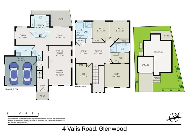 Floorplan of Homely house listing, 4 Valis Road, Glenwood NSW 2768