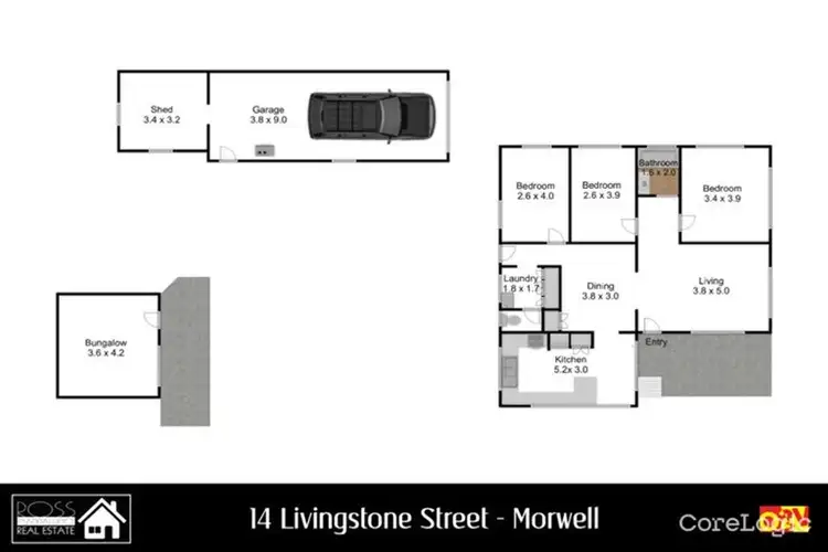 Floorplan of Homely house listing, 14 Livingstone Street, Morwell VIC 3840