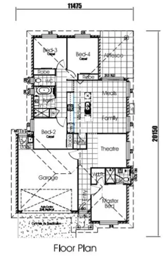 Floorplan of Homely house listing, Lot 780 Bloodstone Circuit, Collingwood Park QLD 4301