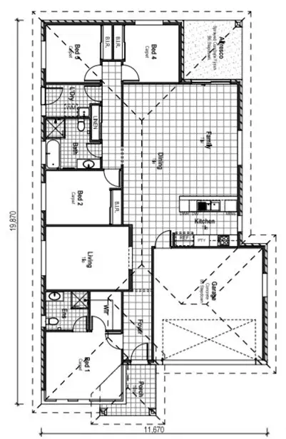 Floorplan of Homely house listing, Lot 618 Linden Street, Lochinvar NSW 2321