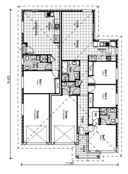 Floorplan of Homely house listing, Lot 617 Linden Street, Lochinvar NSW 2321