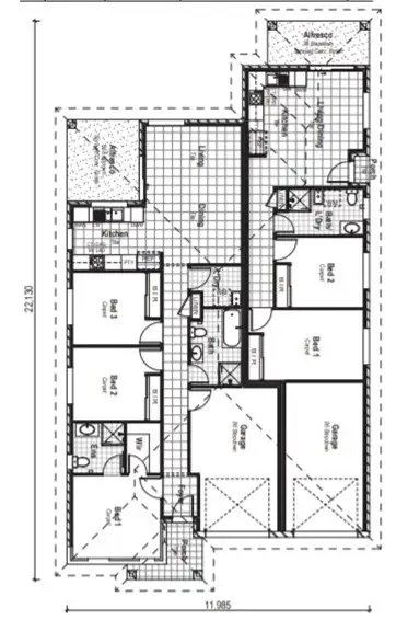 Floorplan of Homely house listing, Lot 350 Lindsay Street, Cessnock NSW 2325