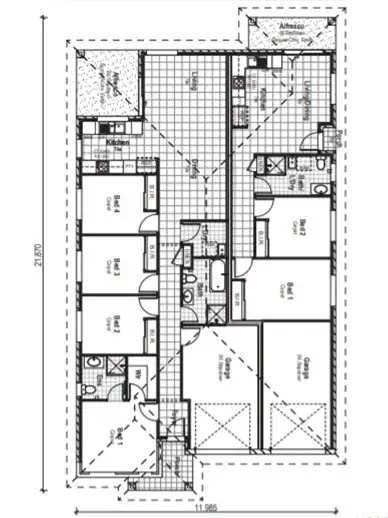 Floorplan of Homely house listing, Lot 350 Lindsay Street, Cessnock NSW 2325