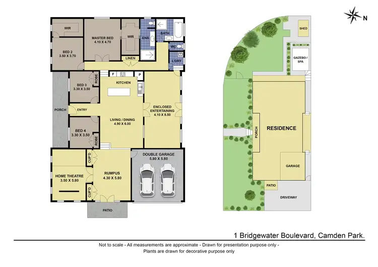 Floorplan of Homely house listing, 1 Bridgewater Boulevard, Camden Park NSW 2570