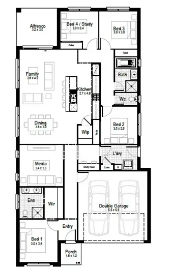 Floorplan of Homely house listing, Lot 37 Merryvale Circuit, Upper Caboolture QLD 4510