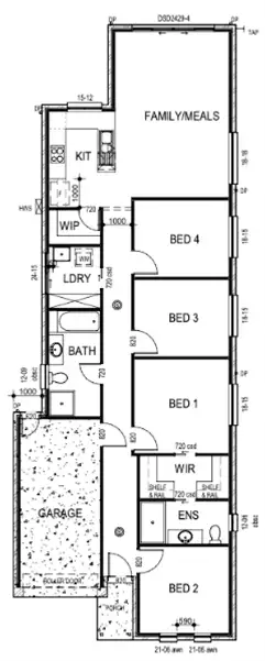 Floorplan of Homely house listing, Lot 357 Mandorla Boulevard, Munno Para Downs SA 5115