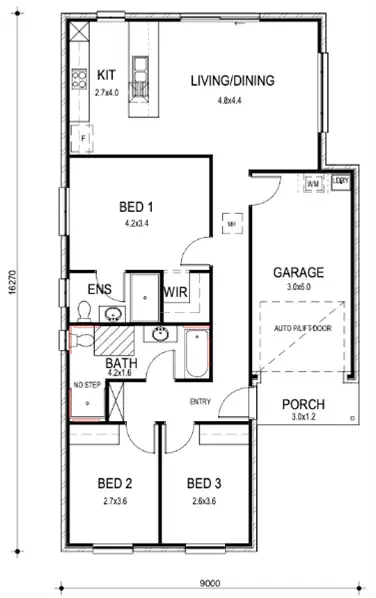 Floorplan of Homely house listing, Lot 225 Bonham Crescent, Munno Para West SA 5115