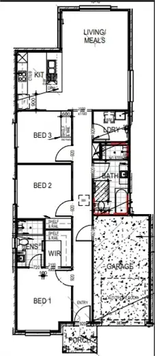 Floorplan of Homely house listing, Lot 75 The Strand, Reynella SA 5161