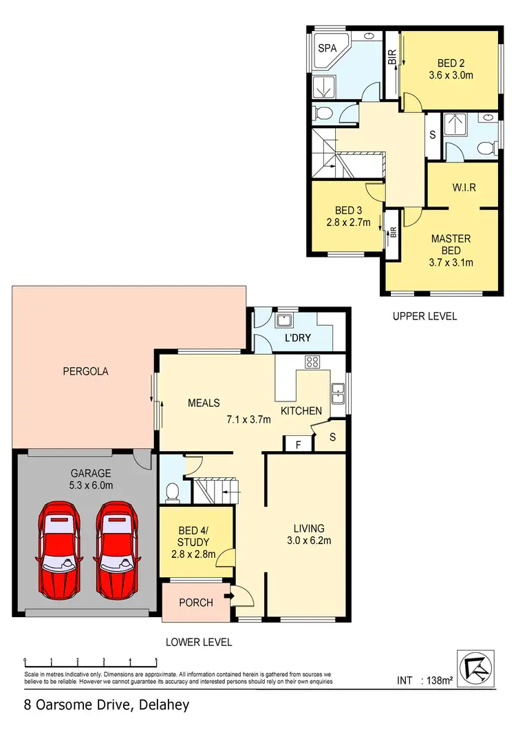 Floorplan of Homely house listing, 8 Oarsome Drive, Delahey VIC 3037