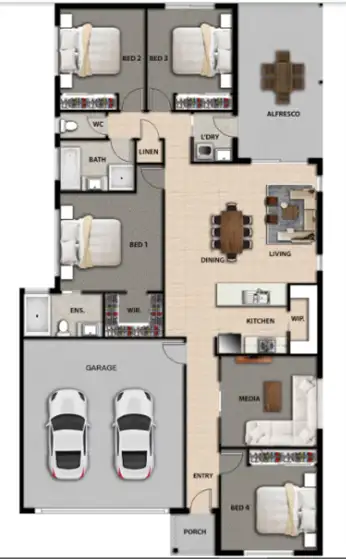 Floorplan of Homely house listing, Lot 81 Hazelwood Street, Wondunna QLD 4655