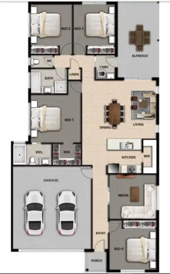 Floorplan of Homely house listing, Lot 4 Oxford Street, Greta NSW 2334