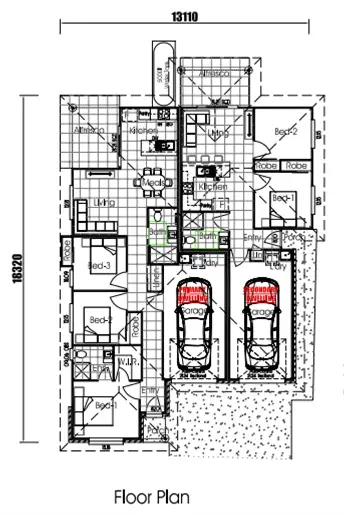 Floorplan of Homely house listing, Lot 43 Rochester Street, Hillcrest QLD 4118