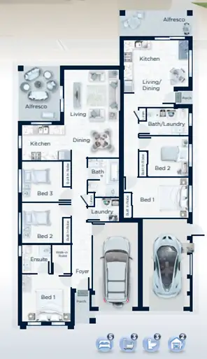 Floorplan of Homely house listing, Lot 1 Lemon Scented Circuit, Warnervale NSW 2259