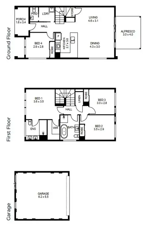 Floorplan of Homely house listing, Address available on request