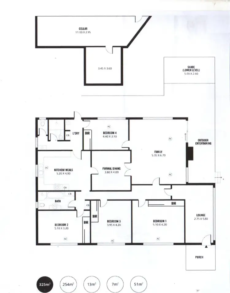 Floorplan of Homely house listing, 267 Shepherds Hill Road, Eden Hills SA 5050