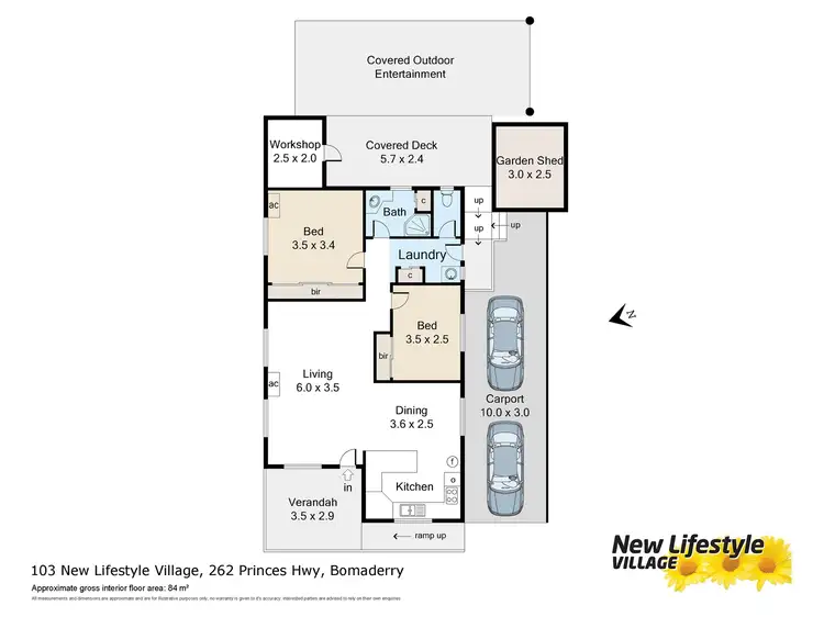 Floorplan of Homely house listing, 103/262 Princes Highway, Bomaderry NSW 2541