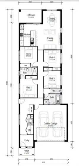 Floorplan of Homely house listing, Lot 1819 Paradise Road, Flagstone QLD 4280