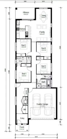 Floorplan of Homely house listing, Lot 1818 Paradise Road, Flagstone QLD 4280