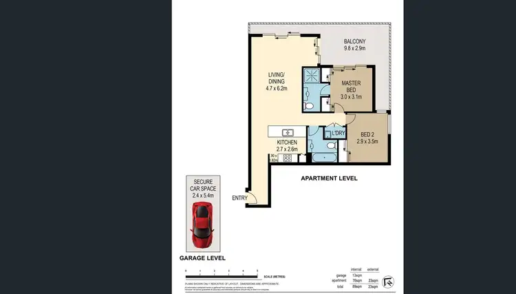 Floorplan of Homely apartment listing, 402/159 Logan road, Woolloongabba QLD 4102
