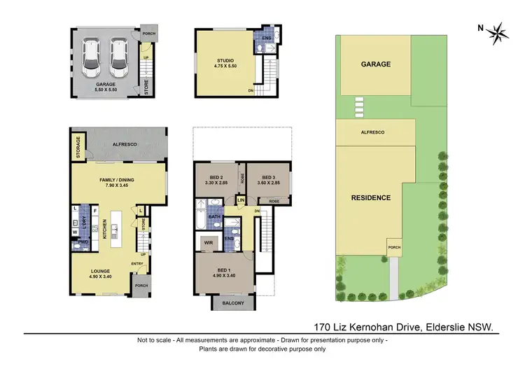 Floorplan of Homely house listing, 170 Liz Kernohan Drive, Elderslie NSW 2570