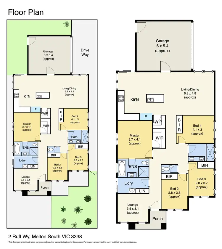 Floorplan of Homely house listing, 2 Ruff Way, Cobblebank VIC 3338