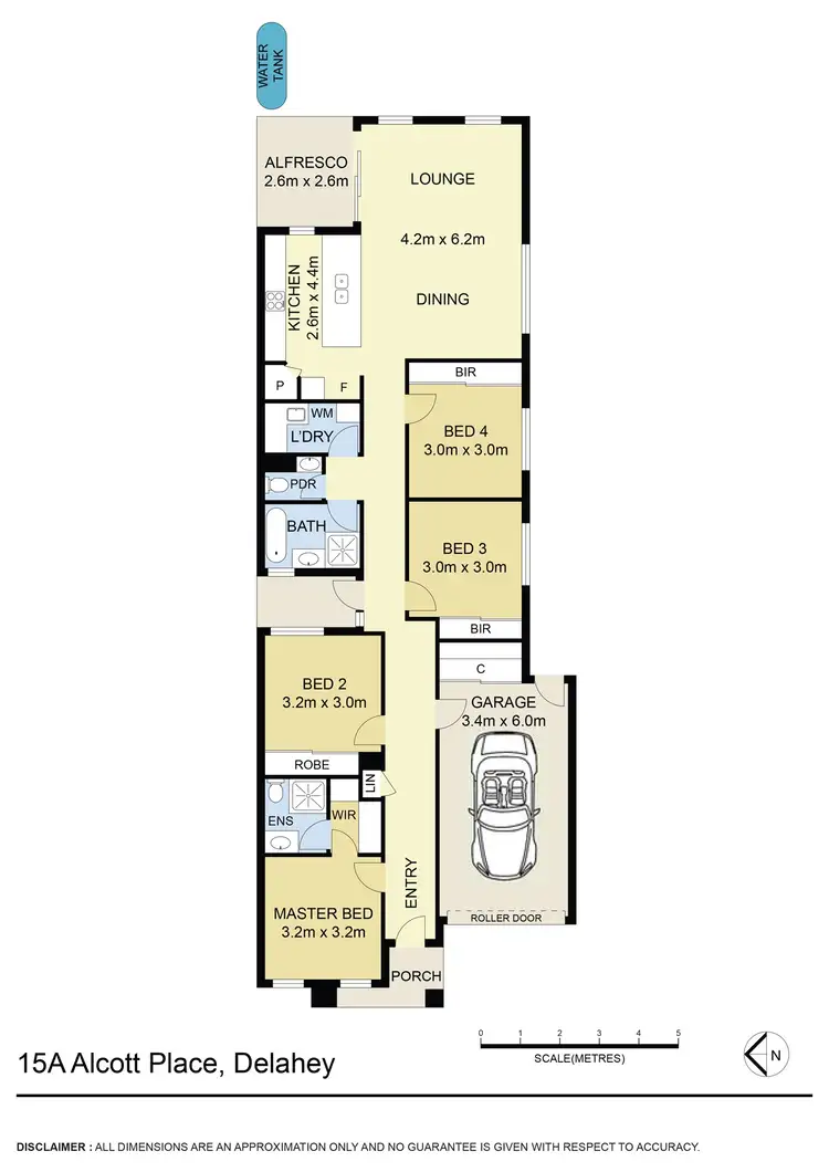 Floorplan of Homely house listing, 15A Alcott Place, Delahey VIC 3037