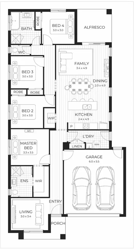 Floorplan of Homely house listing, Address available on request