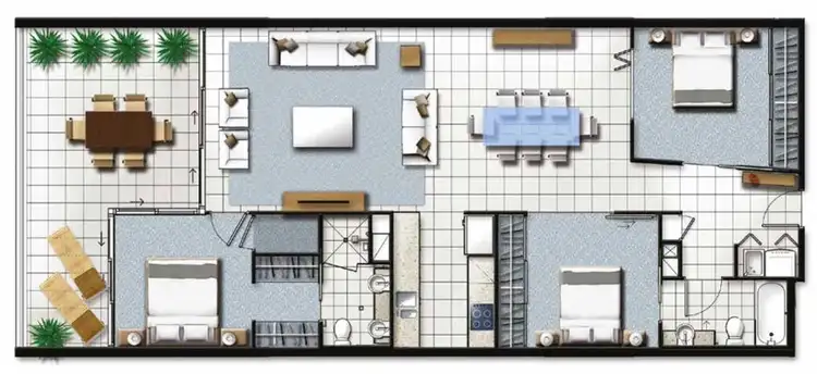 Floorplan of Homely apartment listing, 15 Compass Drive, Biggera Waters QLD 4216