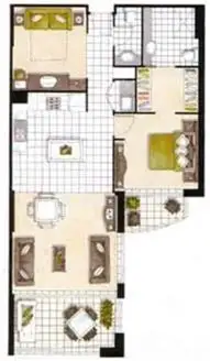 Floorplan of Homely apartment listing, 23/2894-2910 GOLD COAST HIGHWAY, Surfers Paradise QLD 4217