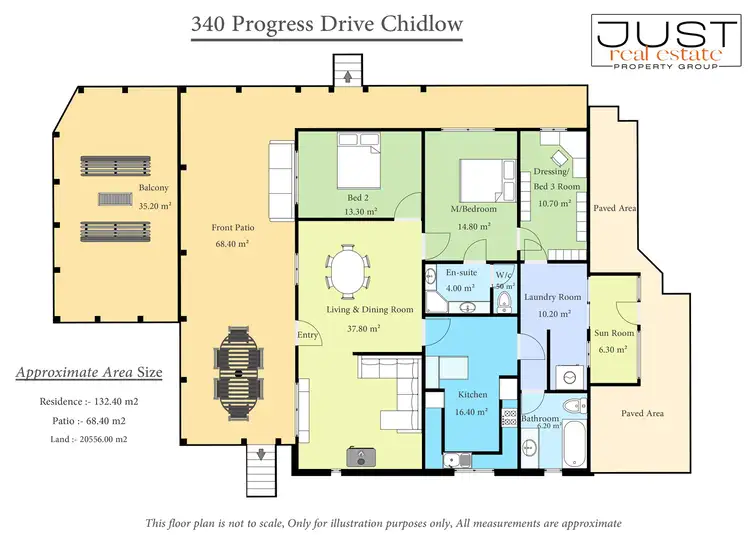Floorplan of Homely house listing, 340 Progress Drive, Chidlow WA 6556