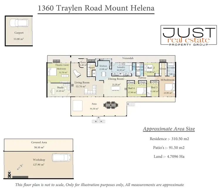 Floorplan of Homely house listing, 1360 Traylen Road, Mount Helena WA 6082