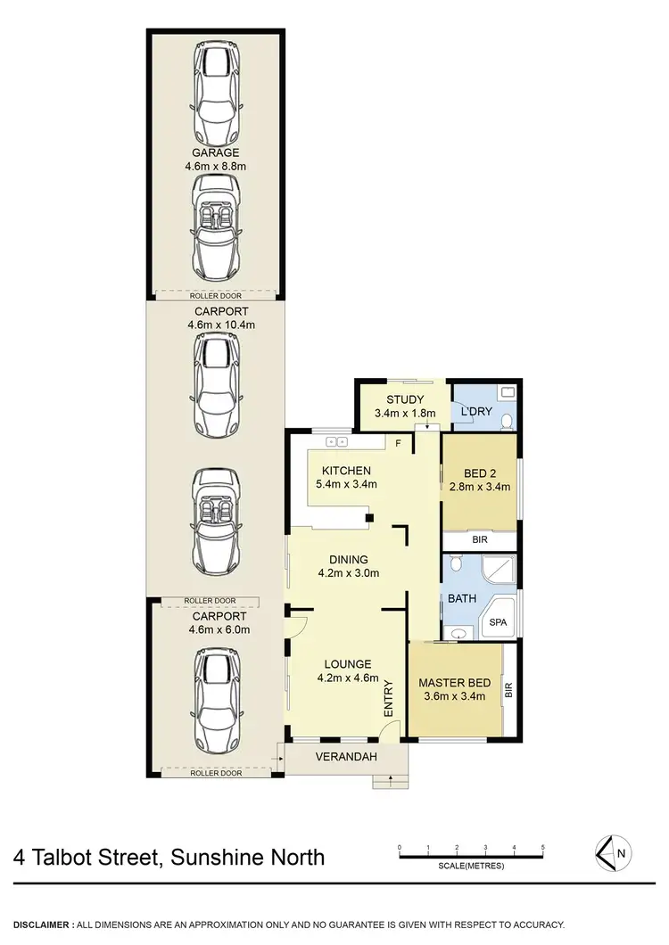 Floorplan of Homely house listing, 4 Talbot Street, Sunshine North VIC 3020