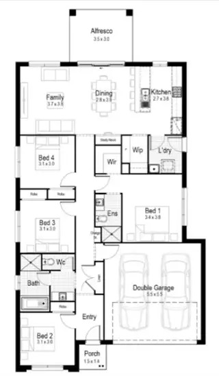 Floorplan of Homely house listing, Lot 906 Plumeria Street, Woongarrah NSW 2259