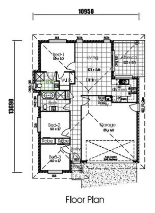 Floorplan of Homely house listing, Lot 809 Naomi Drive, Crows Nest QLD 4355
