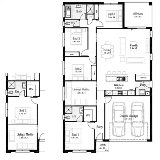 Floorplan of Homely house listing, Lot 902 Honeytree Road, Woongarrah NSW 2259