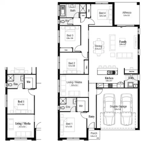 Floorplan of Homely house listing, Lot 902 Honeytree Road, Woongarrah NSW 2259