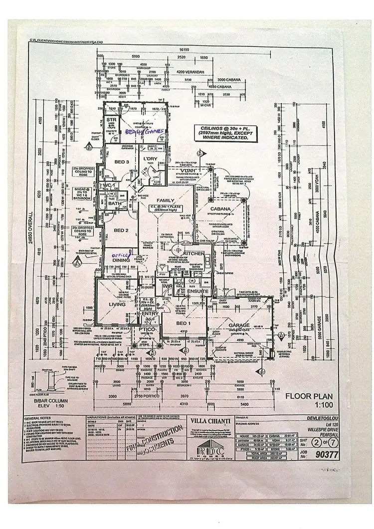 Floorplan of Homely house listing, 51 Willespie Drive, Pearsall WA 6065