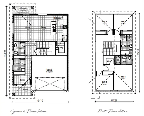 Floorplan of Homely house listing, Lot 909/Stage 9 Plumeria Street, Woongarrah NSW 2259