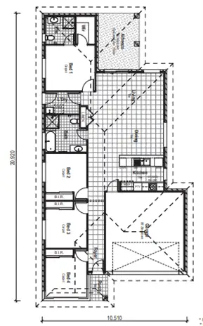 Floorplan of Homely house listing, Lot 218 Gobetti Street, Farley NSW 2320