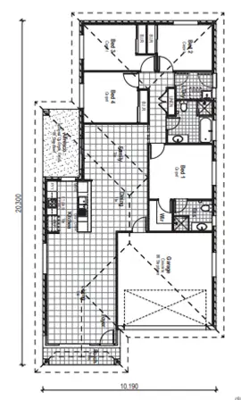 Floorplan of Homely house listing, Lot 211 Novohal Street, Farley NSW 2320