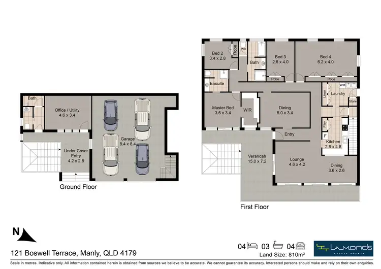 Floorplan of Homely house listing, 121 Boswell Terrace, Manly QLD 4179